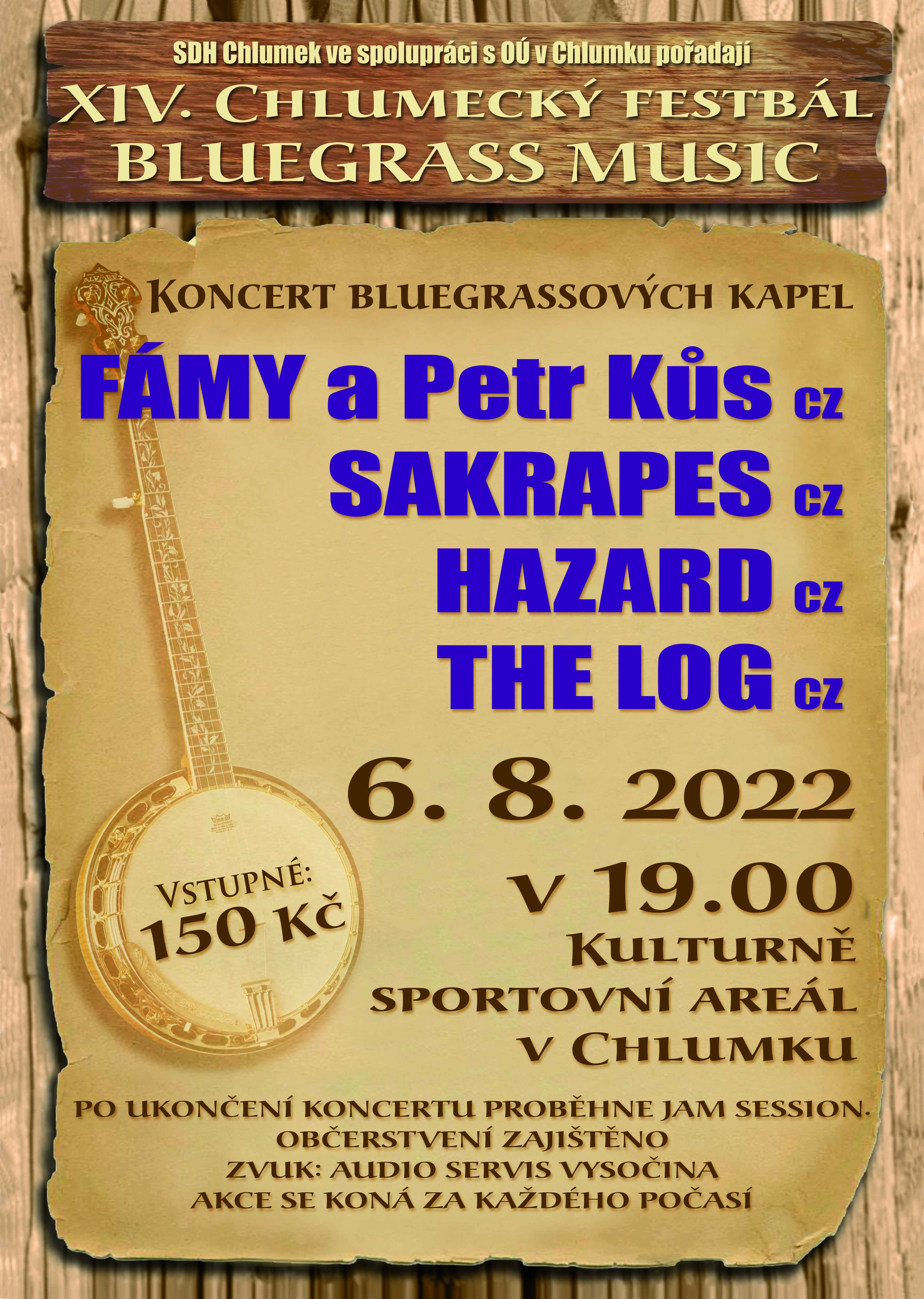 XIV. Chlumecký festbál - Bluegrass Music