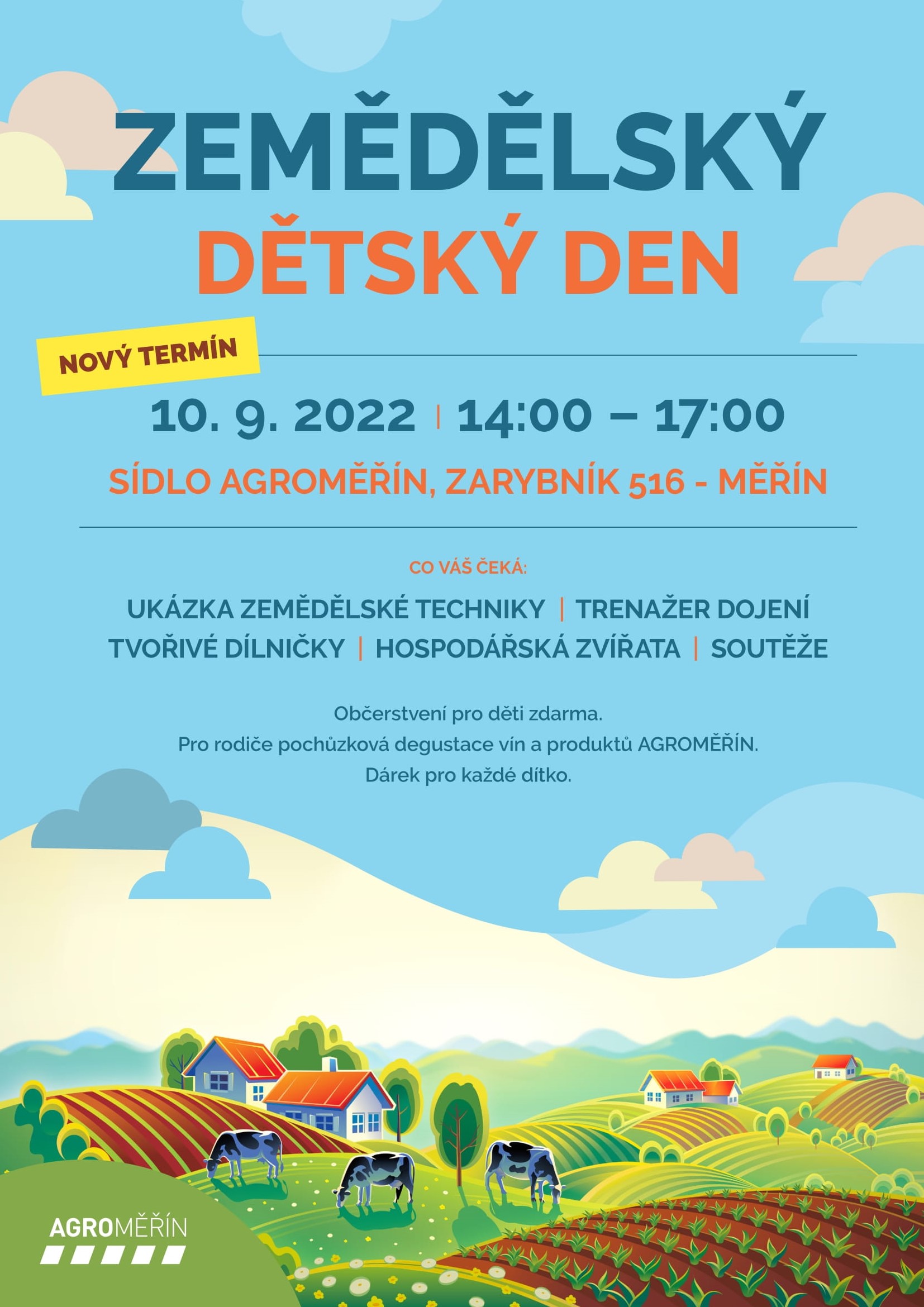 Zemědělský dětský den - NOVÝ TERMÍN