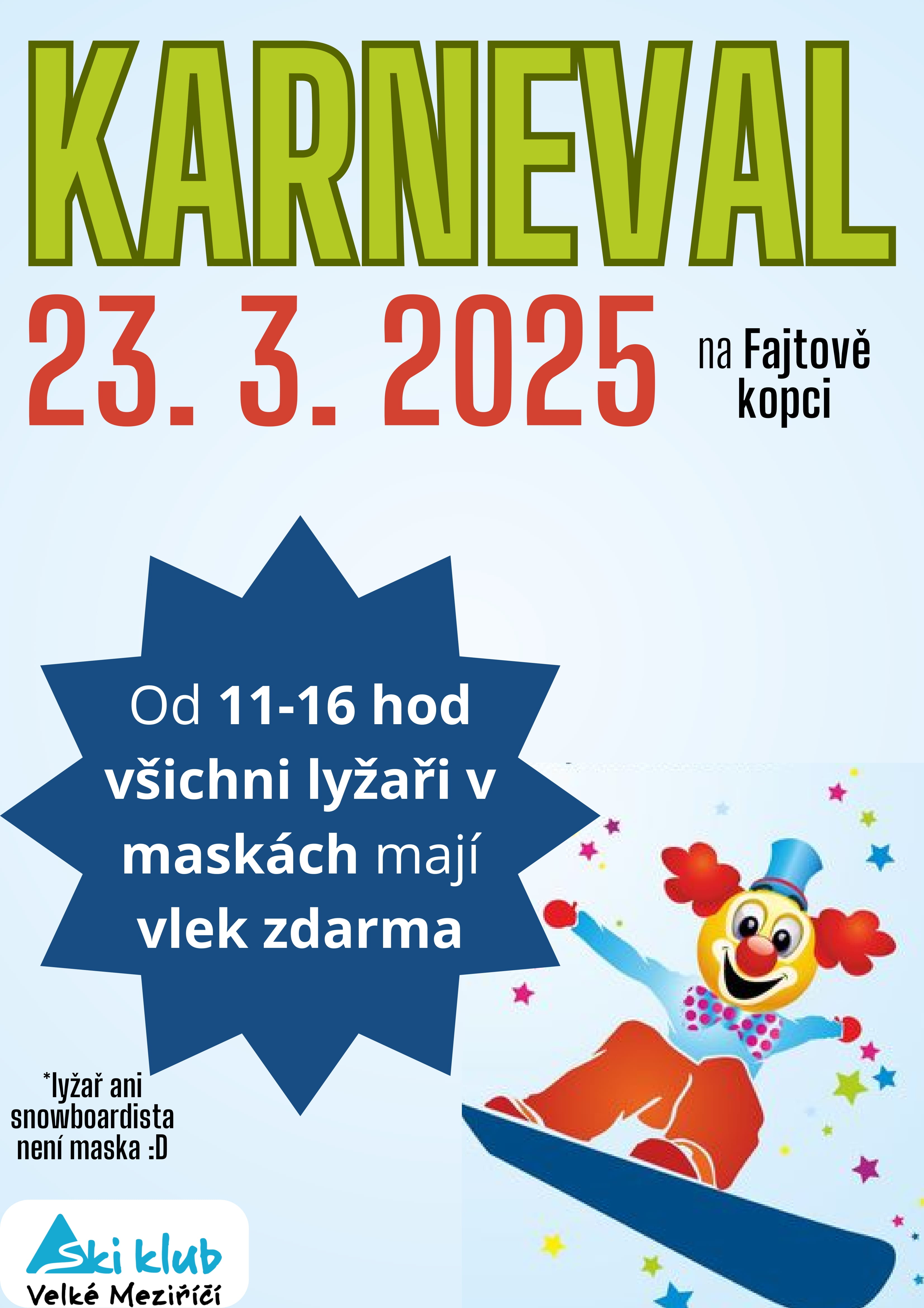 Karneval na Fajtově kopci