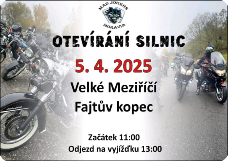 Otevírání silnic ve Velkém Meziříčí