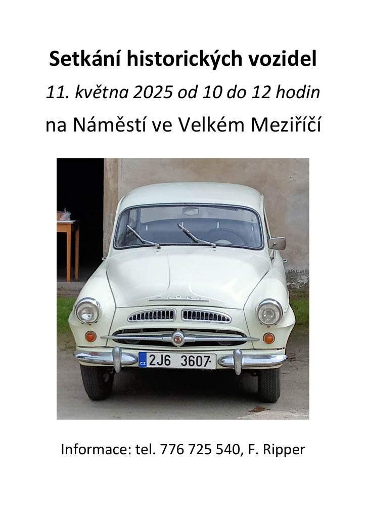 Setkání historických vozidel