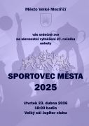 Sportovec města 2025