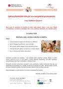 Distribuční sazby a struktura složenky za elektřinu