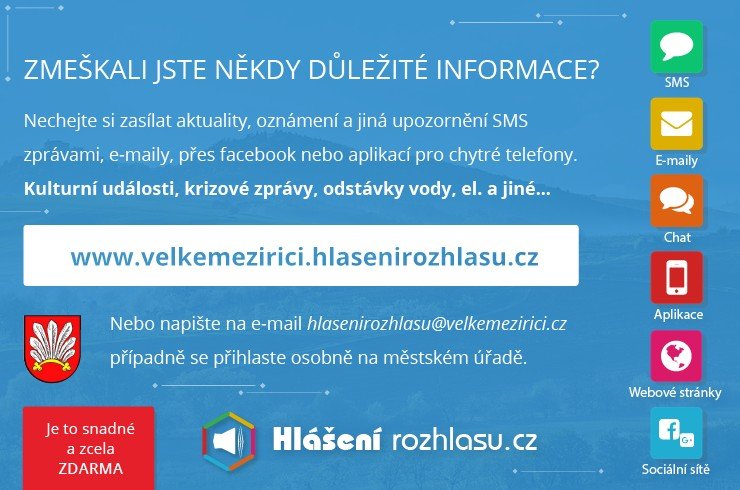 Aplikace Hlasenirozhlasu.cz