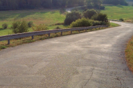 Uzavírka silnice do Hrbova