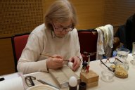 Na velikonoční výstavu přijela mistryně lidové umělecké tvorby