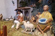 Betlém v kostele má nového černouška