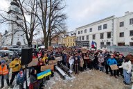 Nechceme maďarský ani slovenský scénář. Lidé v Meziříčí podpořili prezidenta