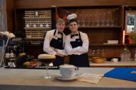 Hotelová škola nabídla besídku, kávu i zpěv