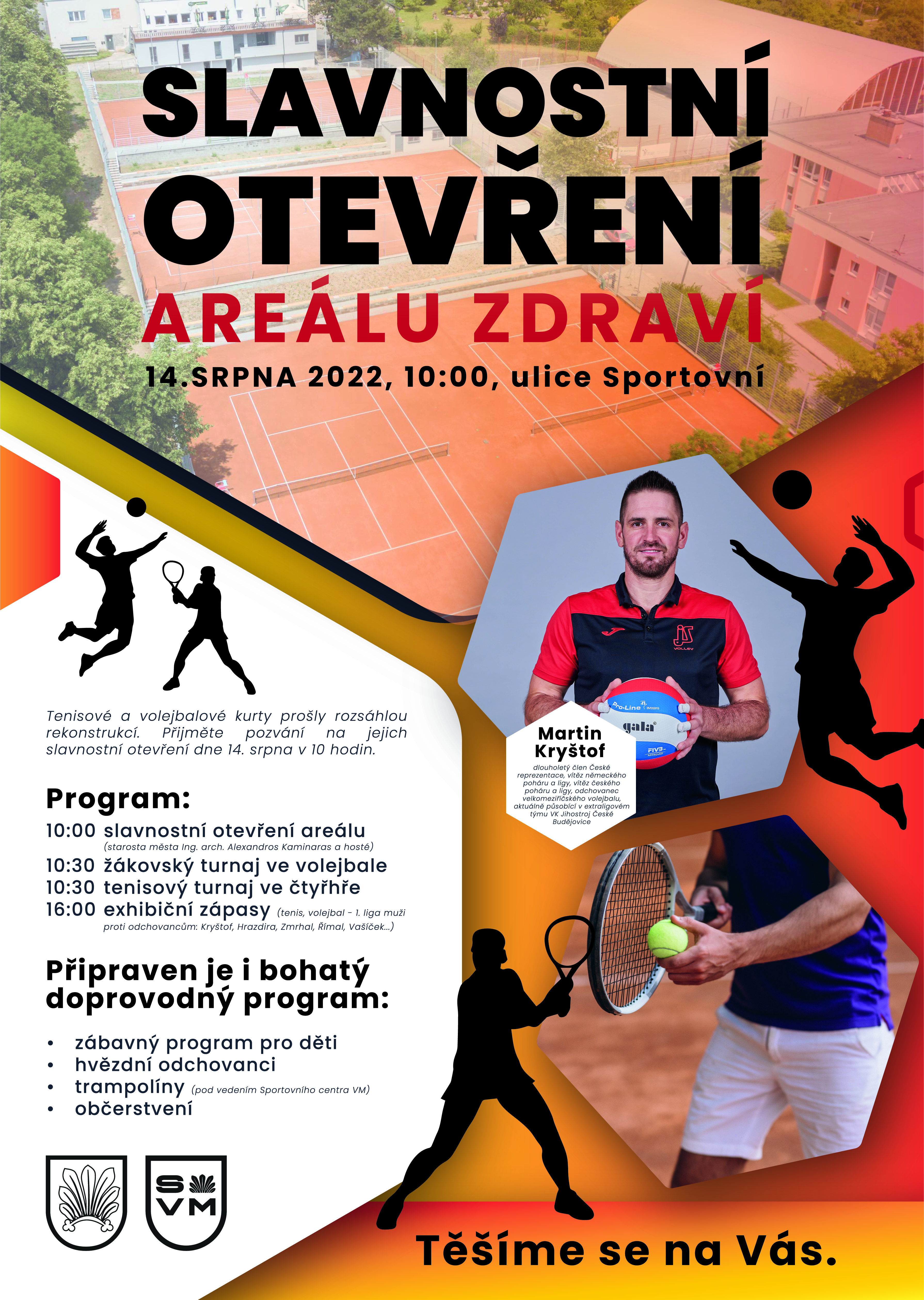 otevreni sportovniho arealu VM 2022 plakat A3 tisk