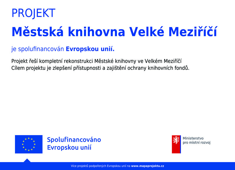 knihovna - plakát
