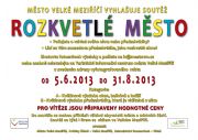 plakát  rozkvetlé mesto 2013