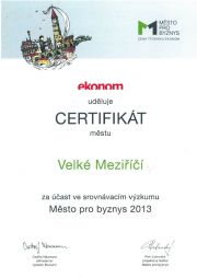 certifikat byznys 2013