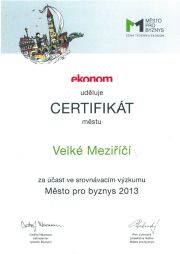 certifikat byznys 2013