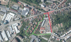 Mapa Oslavická