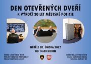 Den otevřených dveří k výročí 30 let Městské policie
